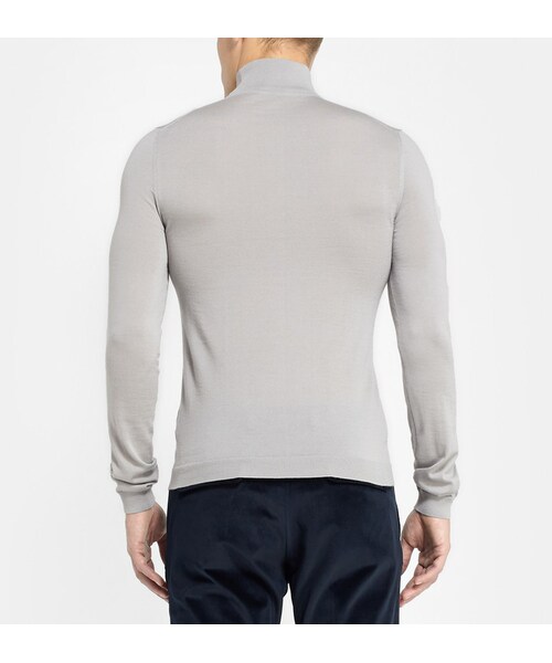 GUCCI(グッチ)の「Gucci Fine-Knit Cashmere Turtleneck Sweater(ニット/セーター・メンズ・Gray・S/M/XL/L/XS/XXL)」の5枚目の写真