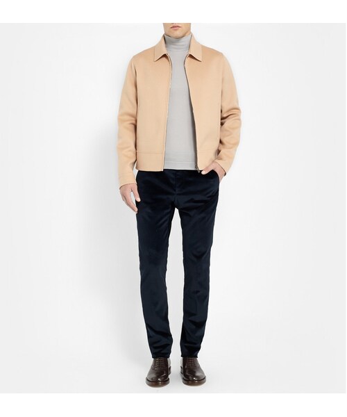 GUCCI(グッチ)の「Gucci Fine-Knit Cashmere Turtleneck Sweater(ニット/セーター・メンズ・Gray・S/M/XL/L/XS/XXL)」の2枚目の写真