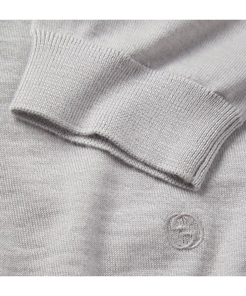 GUCCI(グッチ)の「Gucci Fine-Knit Cashmere Turtleneck Sweater(ニット/セーター・メンズ・Gray・S/M/XL/L/XS/XXL)」の3枚目の写真