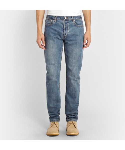 A.P.C.（アーペーセー）の「A.P.C. Petit New Standard Slim-Fit Washed-Denim Jeans（デニムパンツ・メンズ・Blue・34/31/33/32/28）」の2枚目の写真
