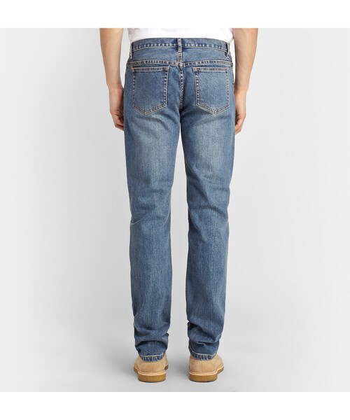A.P.C.（アーペーセー）の「A.P.C. Petit New Standard Slim-Fit Washed-Denim Jeans（デニムパンツ・メンズ・Blue・34/31/33/32/28）」の4枚目の写真