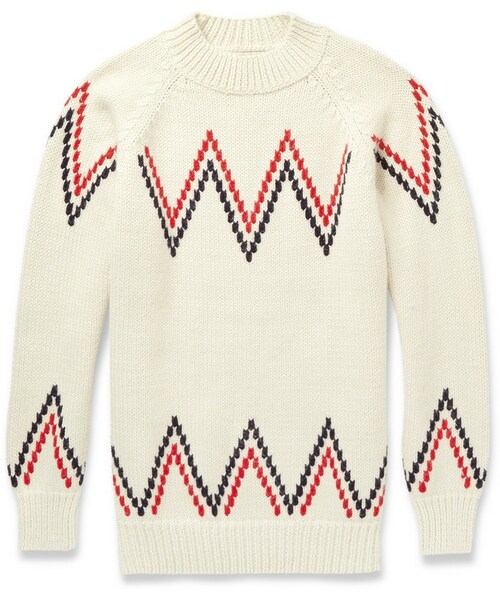 MAISON KITSUNE メゾンキツネ ZIG ZAG プルオーバー（Maison