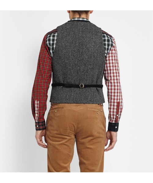 BEAMS（ビームス）の「Beams Plus Harris Tweed Waistcoat（テーラードジャケット・メンズ・Gray・S/M/L/XL）」の5枚目の写真