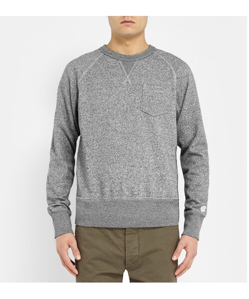 TODD SNYDER（トッドスナイダー）の「Todd Snyder Champion Fleece-Back Cotton-Jersey Sweatshirt（スウェット・メンズ・Gray・M/L/XL/XXL）」の6枚目の写真