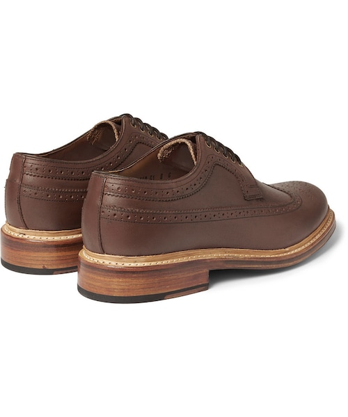 GRENSON(グレンソン)の「Grenson Sid Burnished-Leather Longwing Brogues(シューズ・メンズ・Brown・UK 6 (US 7)/UK 7 (US 8)/UK 7.5 (US 8.5)/UK 8 (US 9)/UK 8.5 (US 9.5)/UK 9 (US 10)/UK 9.5 (US 10.5)/UK 10 (US 11)/UK 10.5 (US 11.5)/UK 11 (US 12)/UK 11.5 (US 12.5)/UK 12 (US 13))」の6枚目の写真