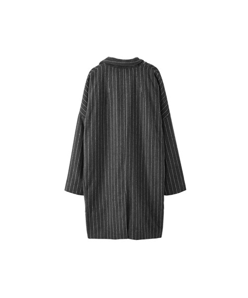 gracegift（グレースギフト）の「歐美時尚 韓國條紋毛料西裝外套（ジャケット/アウター・レディース・灰・F）」の2枚目の写真