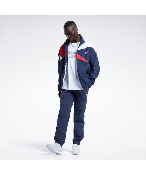 Reebok（リーボック）の「クラシックス ベクター トラック ジャケット / Classics Vector Track Jacket（ジャケット/アウター・ベクターネイビー(H54456)/エッセンシャルブルー(H54457)/ナイトブラック(HB5972)）」の2枚目の写真