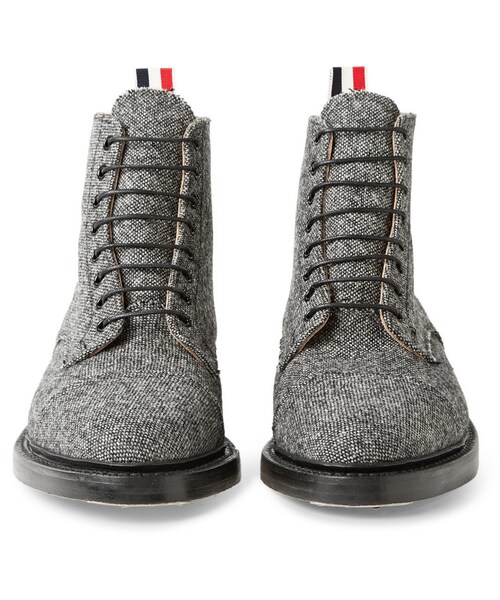 THOM BROWNE（トムブラウン）の「Thom Browne Gibson Wool-Tweed Derby