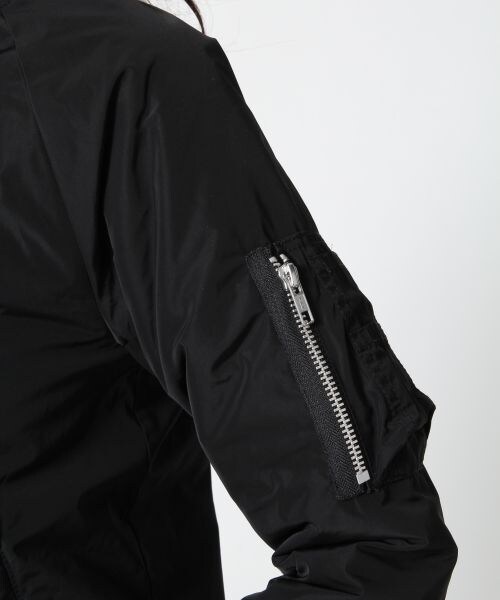 A part by(アパートバイ)の「タフタ/MA-1(ジャケット/アウター・レディース・ブラック/カーキ・M/L)」の8枚目の写真