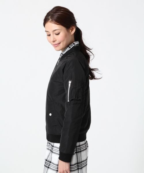 A part by(アパートバイ)の「タフタ/MA-1(ジャケット/アウター・レディース・ブラック/カーキ・M/L)」の5枚目の写真