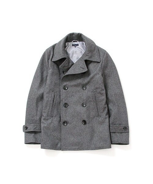 earth music&ecology(アースミュージックアンドエコロジー)の「メルトンPコート(コート ・メンズ・グレー・M/L)」の1枚目の写真
