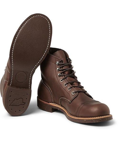 RED WING SHOES（レッドウィング）の「Red Wing Shoes Iron Ranger Leather Boots（ブーツ・メンズ・Brown・UK 6 (US 7)/UK 7 (US 8)/UK 8 (US 9)/UK 9 (US 10)/UK 10 (US 11)/UK 12 (US 13)）」の6枚目の写真