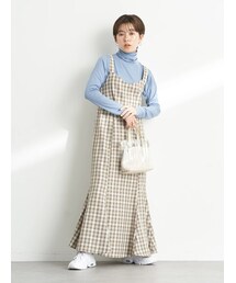 earth music&ecology | 【予約】チェックキャミワンピース(ワンピース/ドレス)