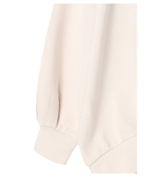 earth music&ecology(アースミュージックアンドエコロジー)の「グラフィックルーズパーカー(トップス・アイボリー/チャコールグレー・F)」の5枚目の写真