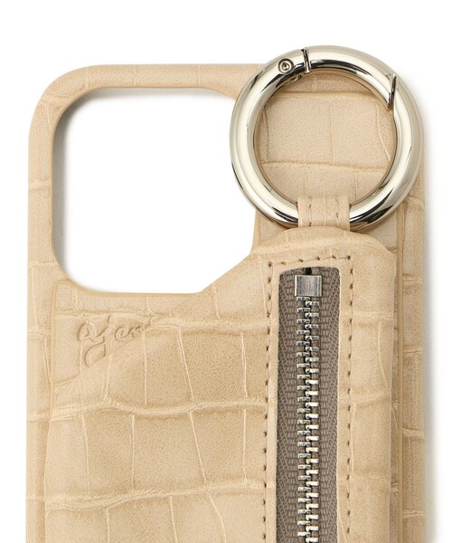 ajew（エジュー）の「ajew/エジュー/【ひも付き】クロコ iPhone13Pro（アクセサリー・BLACK/BEIGE/BROWN/GREEN/NAVY・00）」の7枚目の写真