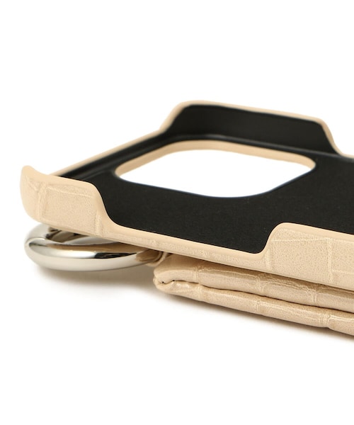 ajew（エジュー）の「ajew/エジュー/【ひも付き】クロコ iPhone13Pro（アクセサリー・BLACK/BEIGE/BROWN/GREEN/NAVY・00）」の9枚目の写真