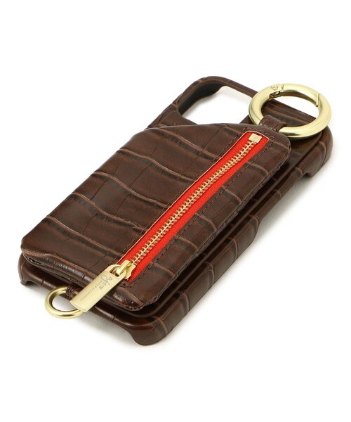 ajew（エジュー）の「ajew/エジュー/【ひも付き】クロコ iPhone13（アクセサリー・BLACK/BEIGE/BROWN/GREEN/NAVY・00）」の3枚目の写真