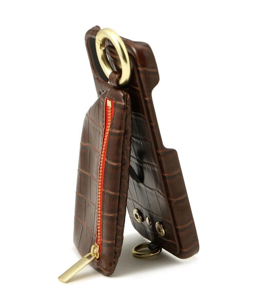 ajew（エジュー）の「ajew/エジュー/【ひも付き】クロコ iPhone13（アクセサリー・BLACK/BEIGE/BROWN/GREEN/NAVY・00）」の6枚目の写真