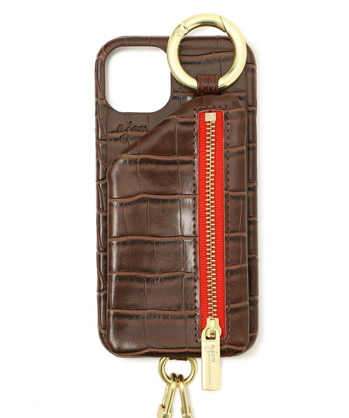 ajew（エジュー）の「ajew/エジュー/【ひも付き】クロコ iPhone13（アクセサリー・BLACK/BEIGE/BROWN/GREEN/NAVY・00）」の13枚目の写真