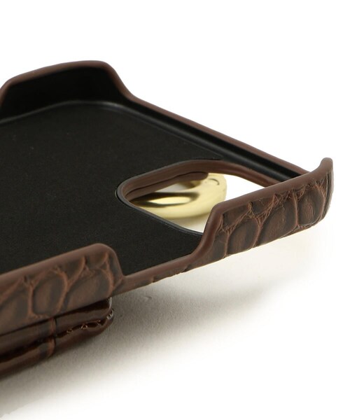 ajew（エジュー）の「ajew/エジュー/【ひも付き】クロコ iPhone13（アクセサリー・BLACK/BEIGE/BROWN/GREEN/NAVY・00）」の8枚目の写真
