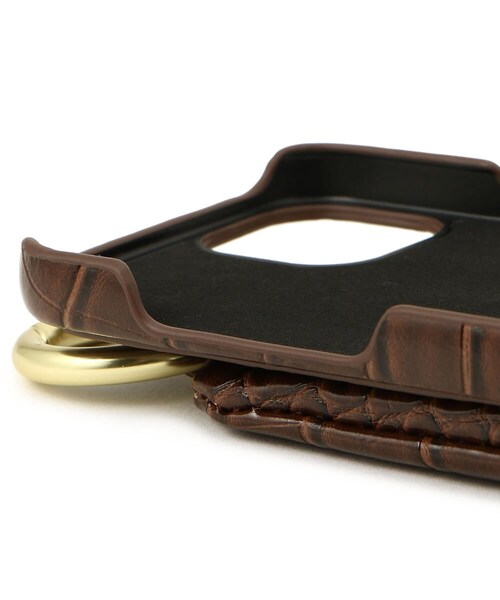 ajew（エジュー）の「ajew/エジュー/【ひも付き】クロコ iPhone13（アクセサリー・BLACK/BEIGE/BROWN/GREEN/NAVY・00）」の9枚目の写真