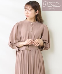 natural couture | 【プチナチュ】前後2WAYプリーツワンピース(ワンピース)