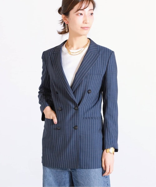 ヴェルメイユパーイエナ　ジャケット　ネイビー VERMEIL par iena（ヴェルメイユパーイエナ）の「TOPネイビー