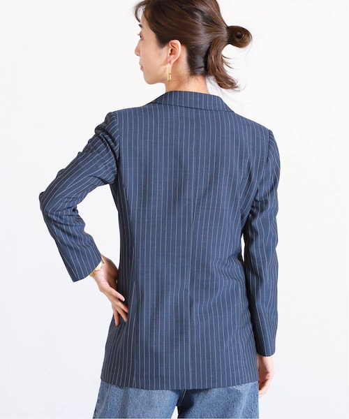 ヴェルメイユパーイエナ　ジャケット　ネイビー VERMEIL par iena（ヴェルメイユパーイエナ）の「TOPネイビー