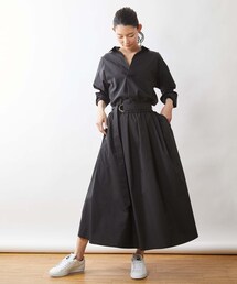 OUVRAGE CLASSE | タイプライターベルト付きワンピース(ワンピース)