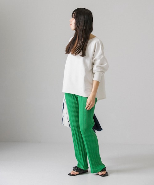 ADAWAS(アダワズ)の「『別注』ADAWAS×URBAN RESEARCH リブパンツ(その他・レディース・PINK/GREEN/GREIGE/ORANGE・FREE)」の19枚目の写真