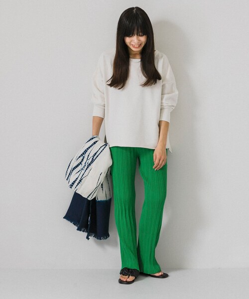 ADAWAS(アダワズ)の「『別注』ADAWAS×URBAN RESEARCH リブパンツ(その他・レディース・PINK/GREEN/GREIGE/ORANGE・FREE)」の20枚目の写真