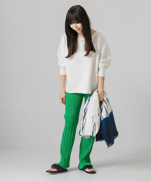 ADAWAS(アダワズ)の「『別注』ADAWAS×URBAN RESEARCH リブパンツ(その他・レディース・PINK/GREEN/GREIGE/ORANGE・FREE)」の21枚目の写真