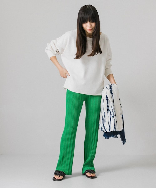ADAWAS(アダワズ)の「『別注』ADAWAS×URBAN RESEARCH リブパンツ(その他・レディース・PINK/GREEN/GREIGE/ORANGE・FREE)」の22枚目の写真