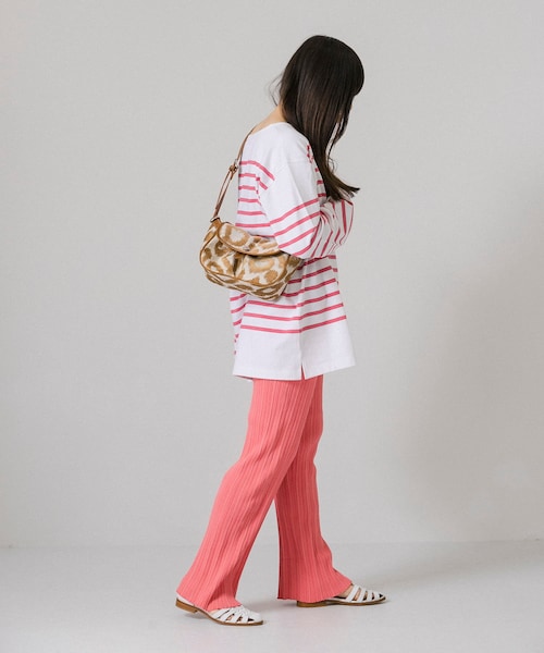 ADAWAS(アダワズ)の「『別注』ADAWAS×URBAN RESEARCH リブパンツ(その他・レディース・PINK/GREEN/GREIGE/ORANGE・FREE)」の12枚目の写真