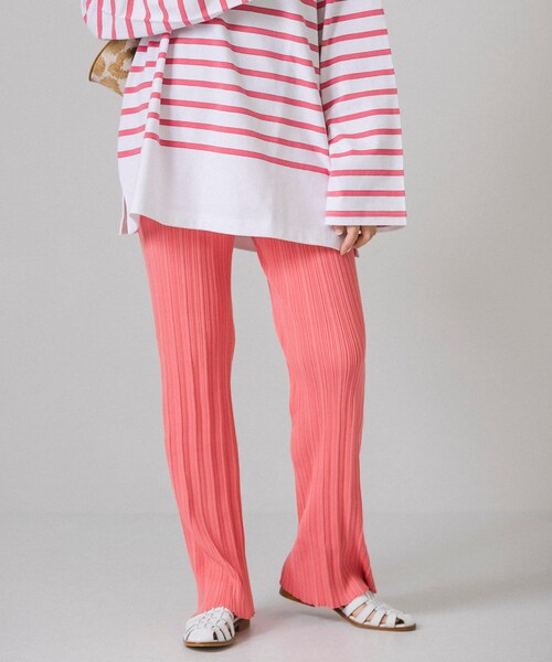 ADAWAS(アダワズ)の「『別注』ADAWAS×URBAN RESEARCH リブパンツ(その他・レディース・PINK/GREEN/GREIGE/ORANGE・FREE)」の1枚目の写真