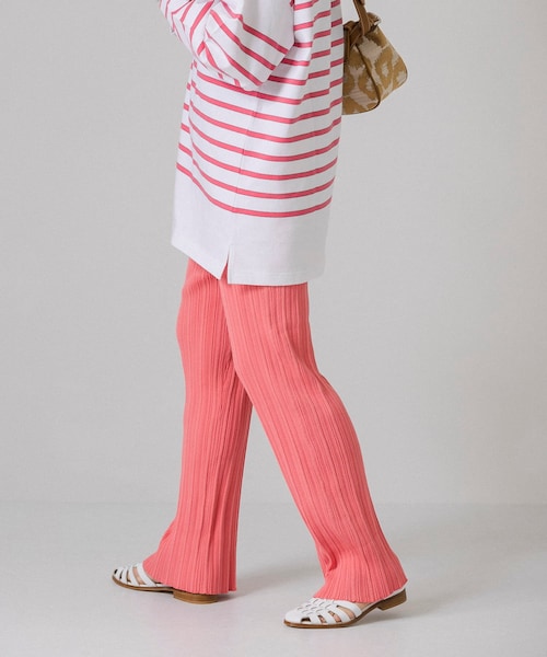 ADAWAS(アダワズ)の「『別注』ADAWAS×URBAN RESEARCH リブパンツ(その他・レディース・PINK/GREEN/GREIGE/ORANGE・FREE)」の5枚目の写真