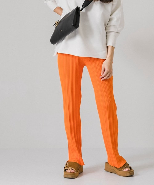 ADAWAS(アダワズ)の「『別注』ADAWAS×URBAN RESEARCH リブパンツ(その他・レディース・PINK/GREEN/GREIGE/ORANGE・FREE)」の3枚目の写真