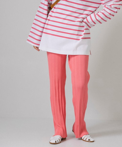 ADAWAS(アダワズ)の「『別注』ADAWAS×URBAN RESEARCH リブパンツ(その他・レディース・PINK/GREEN/GREIGE/ORANGE・FREE)」の8枚目の写真
