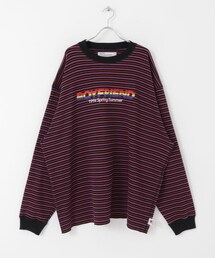 DAIRIKU（ダイリク）の「DAIRIKU Couple Border EmbroideryT-SHIRTS