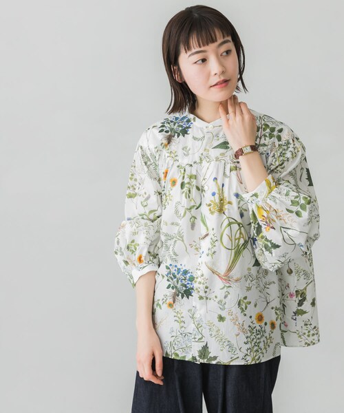 HAVERSACK（ハバーザック）の「HAVERSACK Botanical print blouse