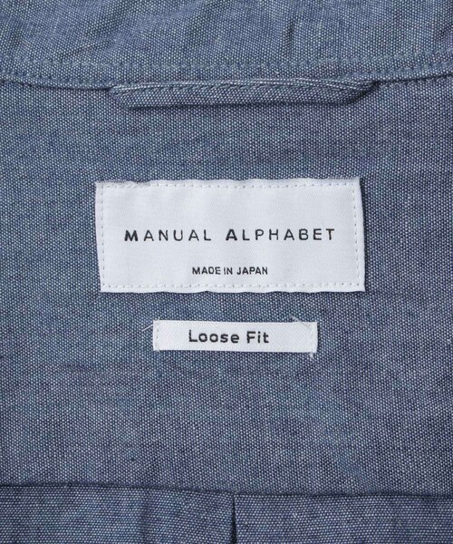 MANUAL ALPHABET（マニュアル アルファベット）の「MANUAL ALPHABET CHAMBRAY L/F REGULAR