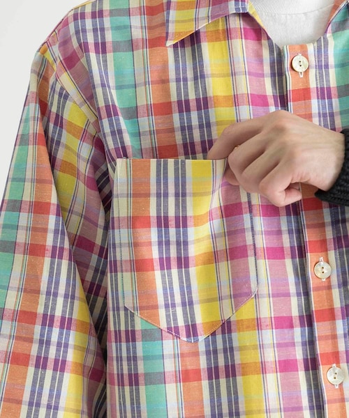 RANDY（ランディ）の「RANDY Back cut shirt（その他・メンズ・Madras ch・2）」の9枚目の写真