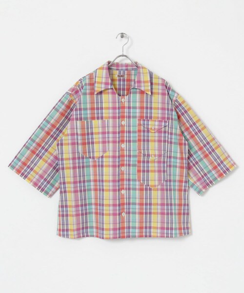RANDY（ランディ）の「RANDY Back cut shirt（その他・メンズ・Madras ch・2）」の16枚目の写真