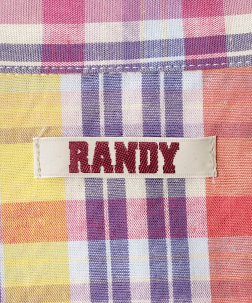 RANDY（ランディ）の「RANDY Back cut shirt（その他・メンズ・Madras ch・2）」の18枚目の写真
