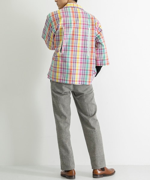 RANDY（ランディ）の「RANDY Back cut shirt（その他・メンズ・Madras ch・2）」の4枚目の写真