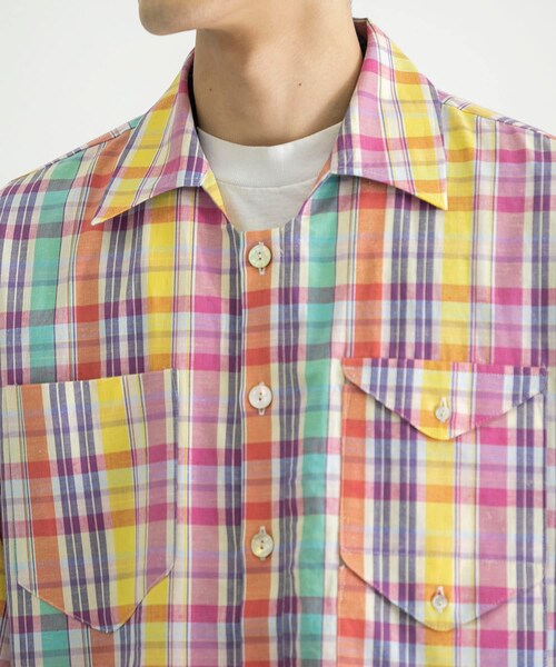 RANDY（ランディ）の「RANDY Back cut shirt（その他・メンズ・Madras ch・2）」の8枚目の写真