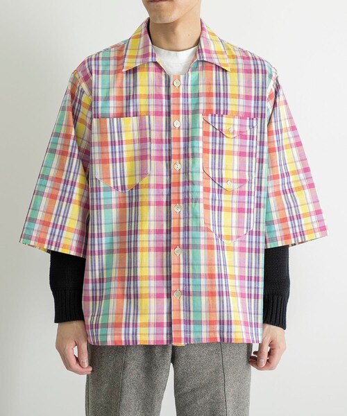 RANDY（ランディ）の「RANDY Back cut shirt（その他・メンズ・Madras ch・2）」の5枚目の写真
