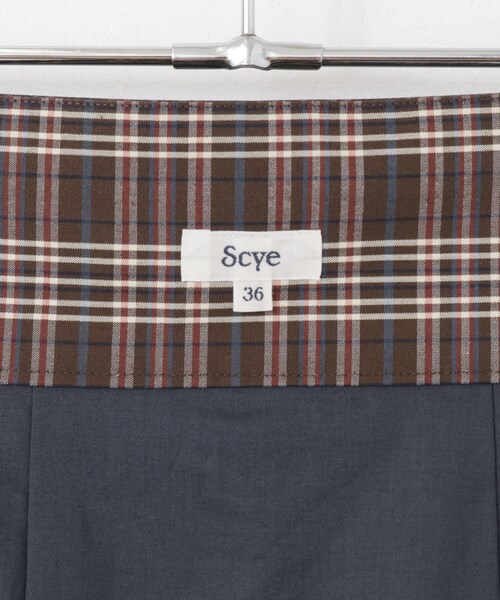 Scye(サイ)の「Scye Checked Cotton Maxi Skirt(その他・レディース・Brown・36)」の7枚目の写真
