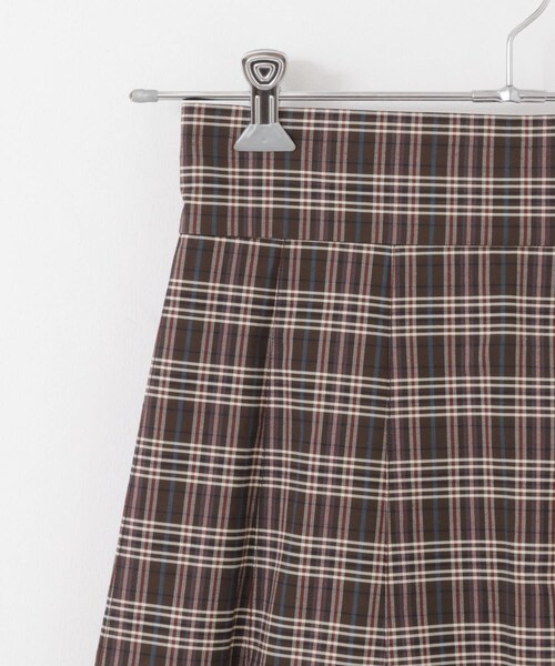 Scye(サイ)の「Scye Checked Cotton Maxi Skirt(その他・レディース・Brown・36)」の3枚目の写真