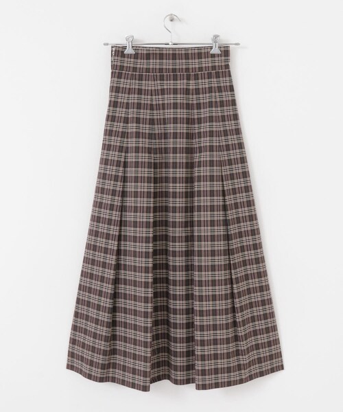 Scye(サイ)の「Scye Checked Cotton Maxi Skirt(その他・レディース・Brown・36)」の6枚目の写真